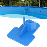 Swimming Pool Pipe Holders Above Ground Pool Hose Support Brackets with Cable Tie and Tape for Hot Tub Blue