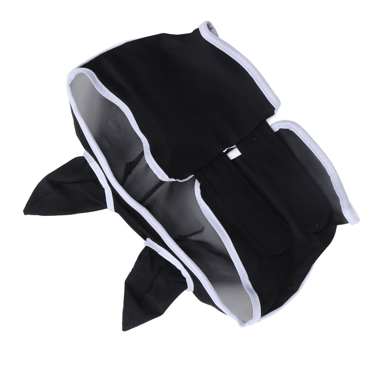 Horse Fly Mask Breathable Comfortable Soft Fine Mesh Design Horse Face Mask Horse Supplies with Ears Black