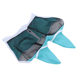 Horse Fly Mask Breathable Comfortable Soft Fine Mesh Design Horse Face Mask Horse Supplies with Ears Blue - Extra Image