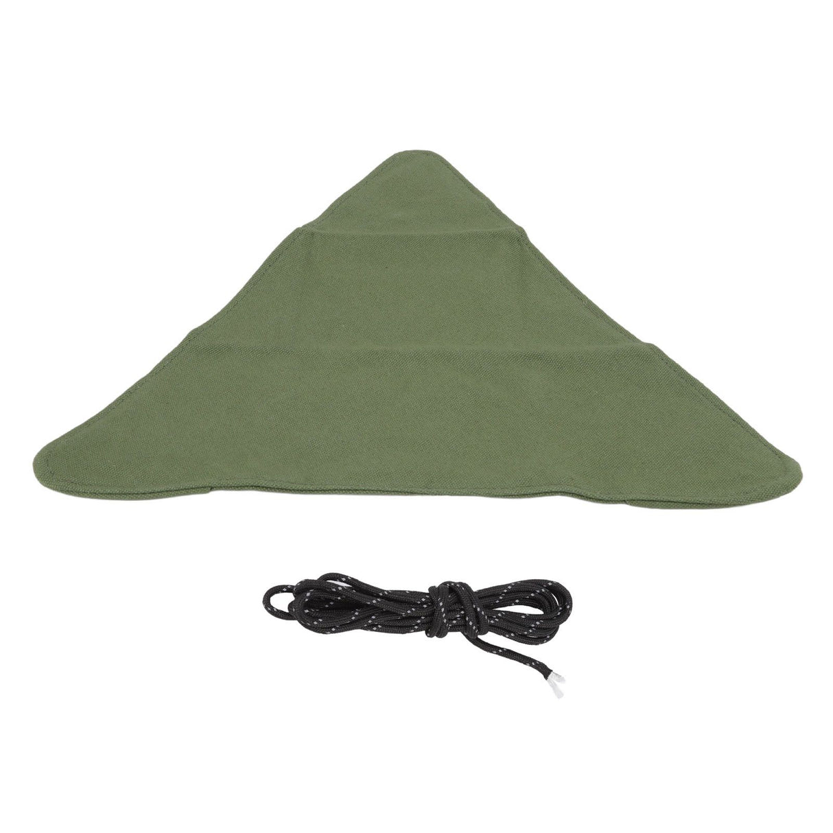 Tripod Stool Cloth Portable Foldable Triangle Stool Cloth Handcraft Anti Scratch Canvas Camping Stool Cloth for Fishing Military Green