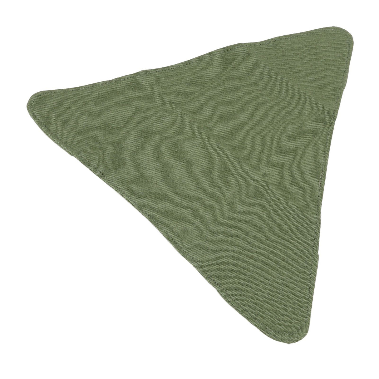 Tripod Stool Cloth Portable Foldable Triangle Stool Cloth Handcraft Anti Scratch Canvas Camping Stool Cloth for Fishing Military Green