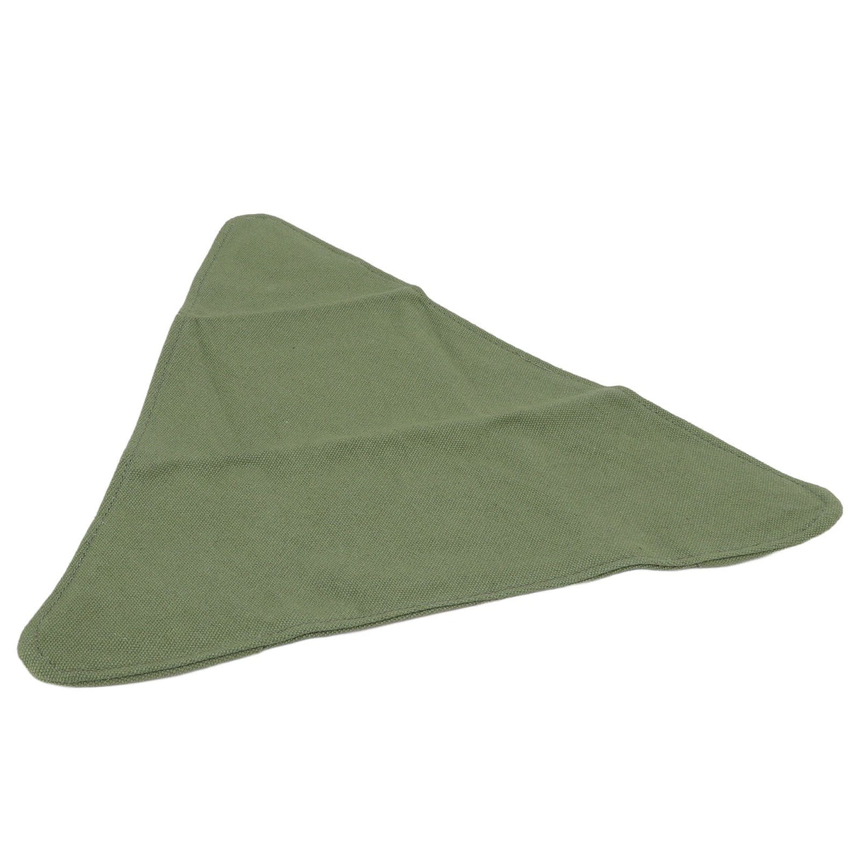 Tripod Stool Cloth Portable Foldable Triangle Stool Cloth Handcraft Anti Scratch Canvas Camping Stool Cloth for Fishing Military Green