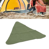 Tripod Stool Cloth Portable Foldable Triangle Stool Cloth Handcraft Anti Scratch Canvas Camping Stool Cloth for Fishing Military Green - Extra Image