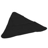 Tripod Stool Cloth Portable Foldable Triangle Stool Cloth Handcraft Anti Scratch Canvas Camping Stool Cloth for Fishing Black