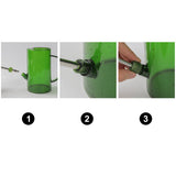 1L Watering Can PP Fully Transparent Indoor Plants Watering Can with Long Spout for Garden Emeralds - Side View