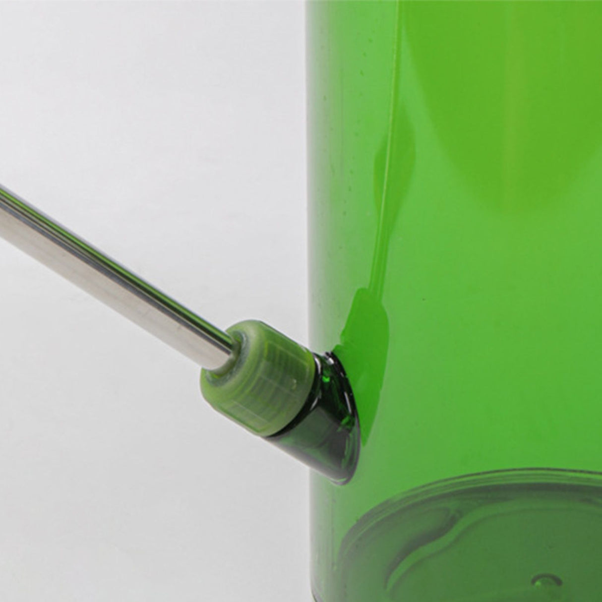 1L Watering Can PP Fully Transparent Indoor Plants Watering Can with Long Spout for Garden Emeralds