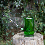 1L Watering Can PP Fully Transparent Indoor Plants Watering Can with Long Spout for Garden Emeralds