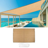 Sun Shade Sails UV Resistant Foldable Portable Easy To Maintain Swimming Pool Sun Sail for Outdoor Gardens 4 Corners - Extra Image
