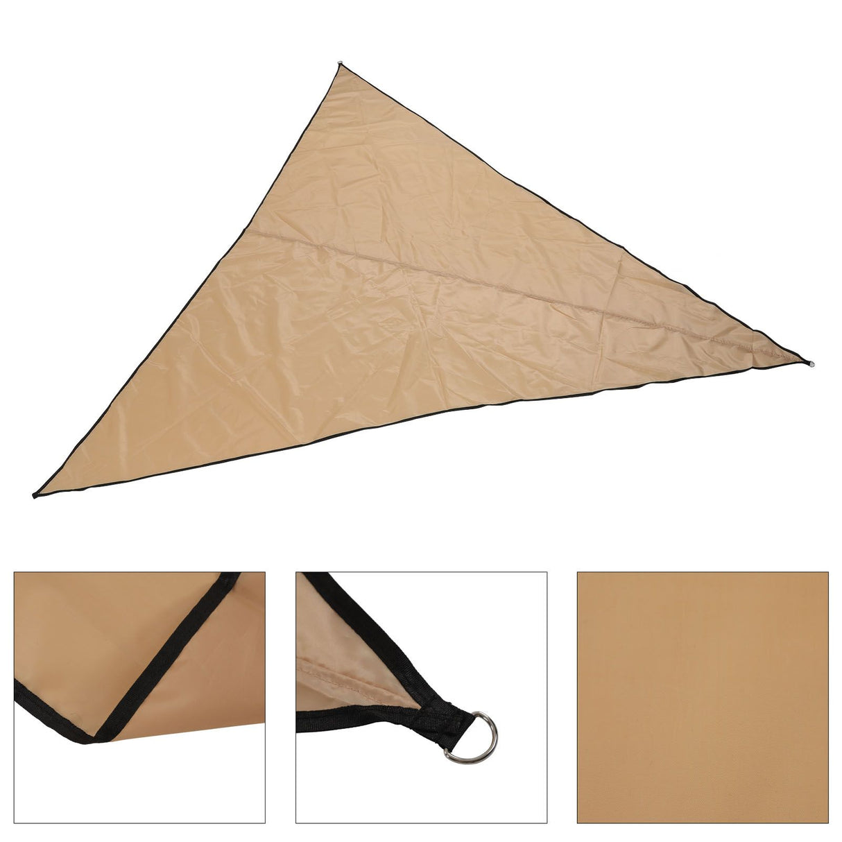 Sun Shade Sails UV Resistant Foldable Portable Easy To Maintain Swimming Pool Sun Sail for Outdoor Gardens 3 Corners