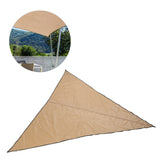 Sun Shade Sails UV Resistant Foldable Portable Easy To Maintain Swimming Pool Sun Sail for Outdoor Gardens 3 Corners