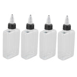 4 Pcs Seasoning Bottle 100ML Portable Sealed Reusable Dispensing Oil Bottle Seasoning Bottle for Outdoor BBQ Camping