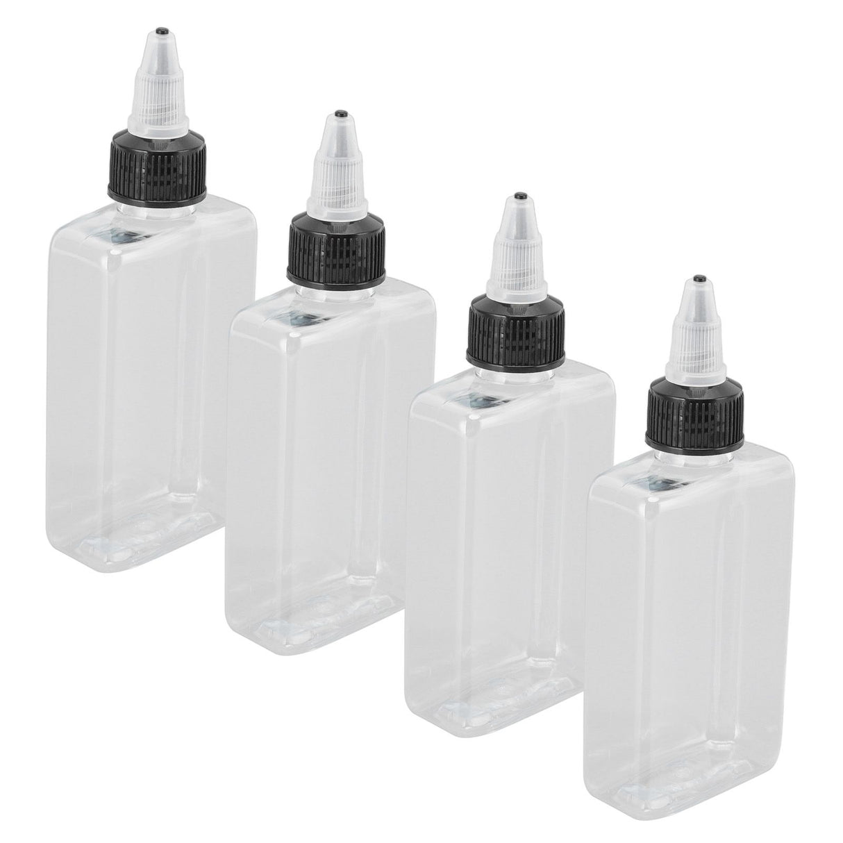 4 Pcs Seasoning Bottle 100ML Portable Sealed Reusable Dispensing Oil Bottle Seasoning Bottle for Outdoor BBQ Camping
