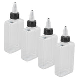 4 Pcs Seasoning Bottle 100ML Portable Sealed Reusable Dispensing Oil Bottle Seasoning Bottle for Outdoor BBQ Camping