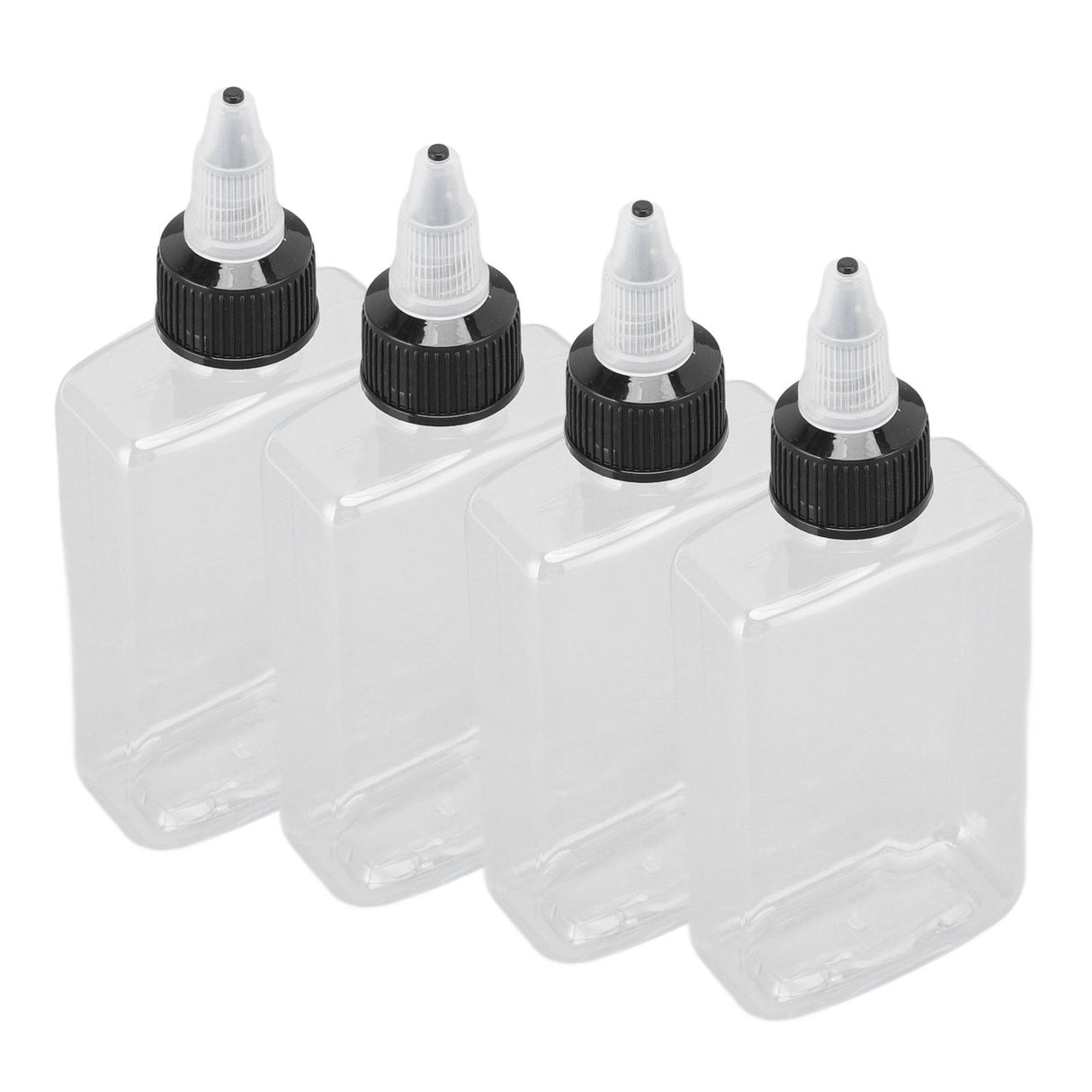 4 Pcs Seasoning Bottle 100ML Portable Sealed Reusable Dispensing Oil Bottle Seasoning Bottle for Outdoor BBQ Camping