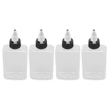 4 Pcs Seasoning Bottle 100ML Portable Sealed Reusable Dispensing Oil Bottle Seasoning Bottle for Outdoor BBQ Camping