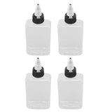 4 Pcs Seasoning Bottle 100ML Portable Sealed Reusable Dispensing Oil Bottle Seasoning Bottle for Outdoor BBQ Camping
