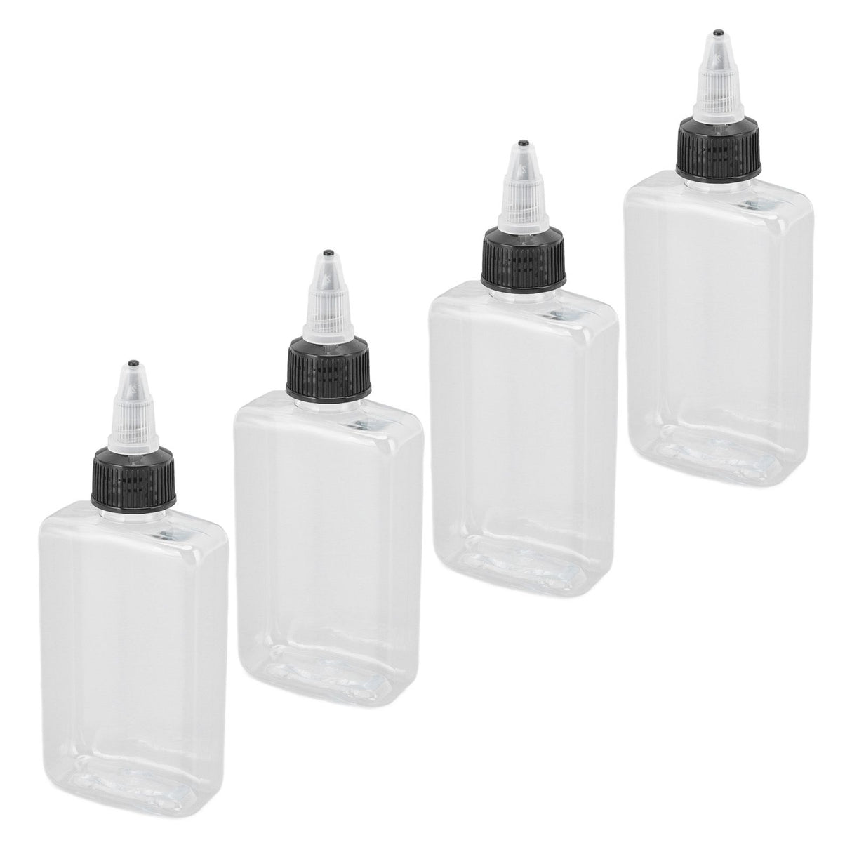 4 Pcs Seasoning Bottle 100ML Portable Sealed Reusable Dispensing Oil Bottle Seasoning Bottle for Outdoor BBQ Camping