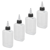 4 Pcs Seasoning Bottle 100ML Portable Sealed Reusable Dispensing Oil Bottle Seasoning Bottle for Outdoor BBQ Camping