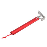 Camping Hammer Stainless Steel Ox Horn Head Aluminum Handle Large Resistance Tent Stake Hammer for Camping Outdoor Red