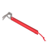 Camping Hammer Stainless Steel Ox Horn Head Aluminum Handle Large Resistance Tent Stake Hammer for Camping Outdoor Red