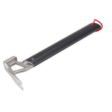 Camping Hammer Stainless Steel Ox Horn Head Aluminum Handle Large Resistance Tent Stake Hammer for Camping Outdoor Black - 45-Degree Angle