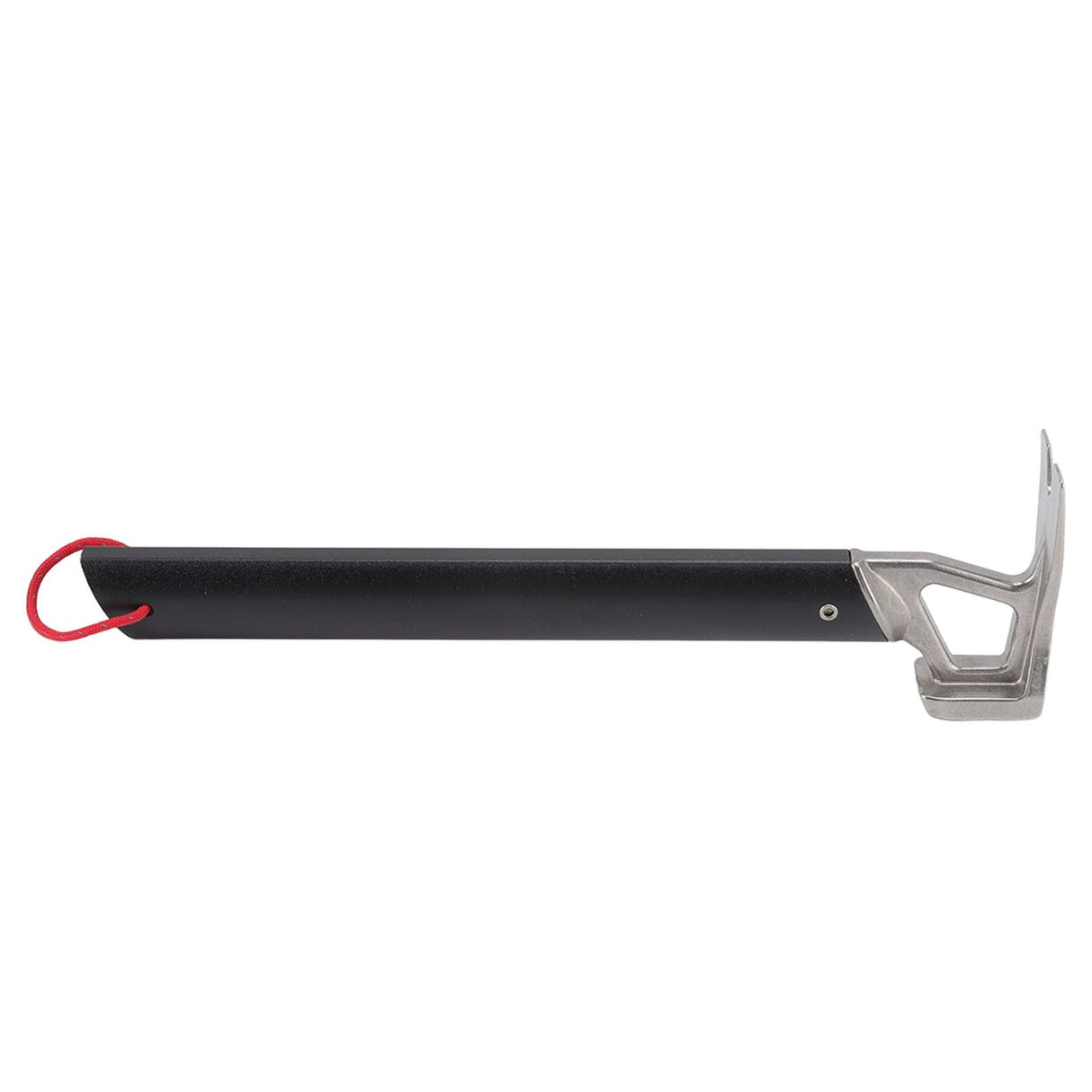 Camping Hammer Stainless Steel Ox Horn Head Aluminum Handle Large Resistance Tent Stake Hammer for Camping Outdoor Black