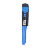 Metal Detector High Sensitivity Metal Detecting Tool with LCD Display and Flashlight Function Blue - Side View