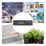 Digital Thermometer Temperature Gauge Thermometer with Waterproof Probe for Vehicle Fish Tank Refrigerator