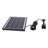 Solar Fountain Pump 5.0W Prevent Clogging Portable Easy to Clean Solar Water Pump Floating Fountain for Outdoor 12V
