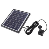 Solar Fountain Pump 5.0W Prevent Clogging Portable Easy to Clean Solar Water Pump Floating Fountain for Outdoor 12V