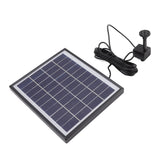 Solar Fountain Pump 5.0W Prevent Clogging Portable Easy to Clean Solar Water Pump Floating Fountain for Outdoor 12V