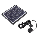 Solar Fountain Pump 5.0W Prevent Clogging Portable Easy to Clean Solar Water Pump Floating Fountain for Outdoor 12V - Close-Up Angle