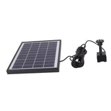 Solar Fountain Pump 5.0W Prevent Clogging Portable Easy to Clean Solar Water Pump Floating Fountain for Outdoor 12V