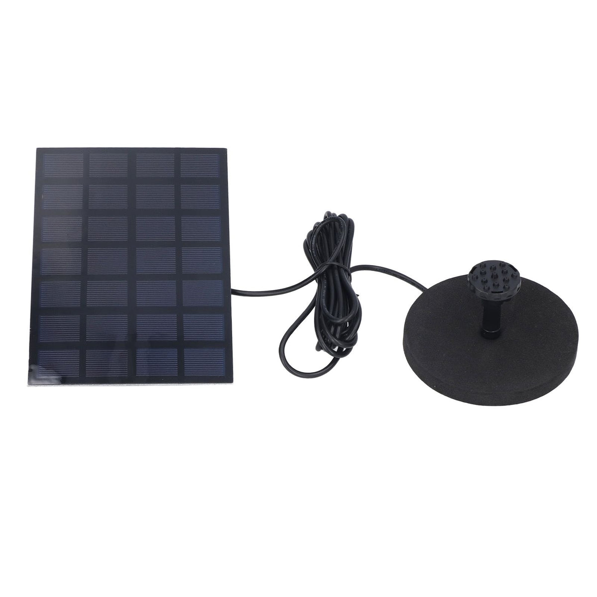 Solar Fountain Multifunctional Solar Powered Floating Fountain for Birdbath Pond Pool Fish Tank 7V 2.5W