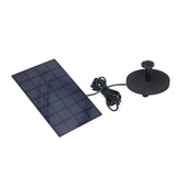 Solar Fountain Multifunctional Solar Powered Floating Fountain for Birdbath Pond Pool Fish Tank 7V 2.5W