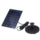 Solar Fountain Multifunctional Solar Powered Floating Fountain for Birdbath Pond Pool Fish Tank 7V 2.5W