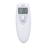 Portable Alcohol Tester Accurate Breath Alcohol Tester ABS Alcoholic Tester White - Close-Up Angle