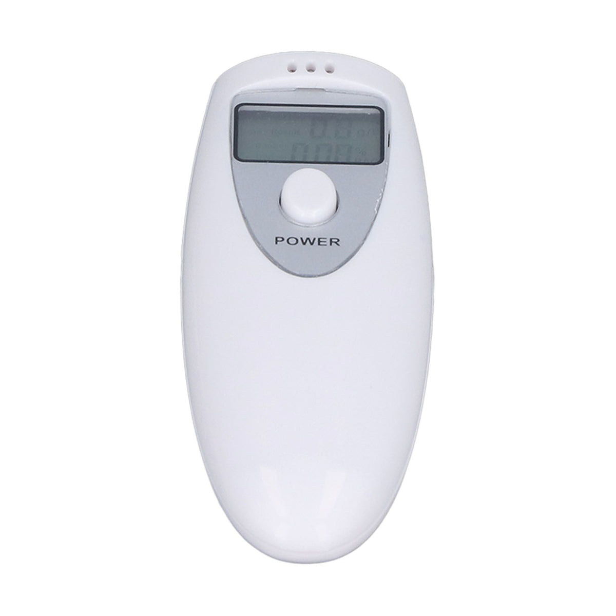 Portable Alcohol Tester Accurate Breath Alcohol Tester ABS Alcoholic Tester White