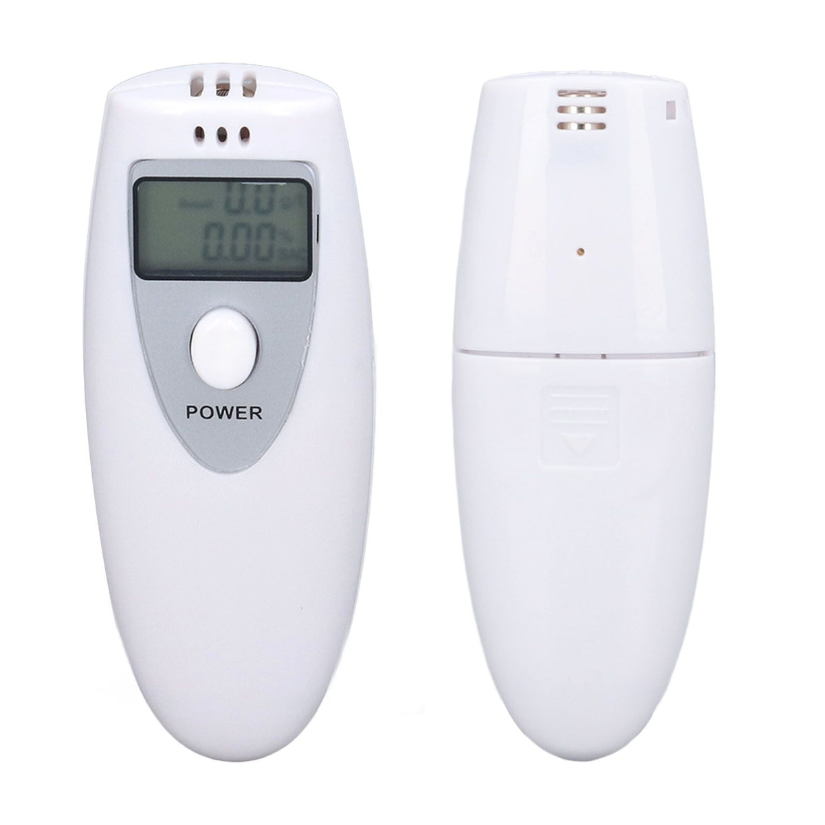 Portable Alcohol Tester Accurate Breath Alcohol Tester ABS Alcoholic Tester White