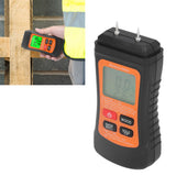 Moisture Meter Wood Moisture Detector Intelligent Temperature Humidity Measuring Digital Pin Type Instrument