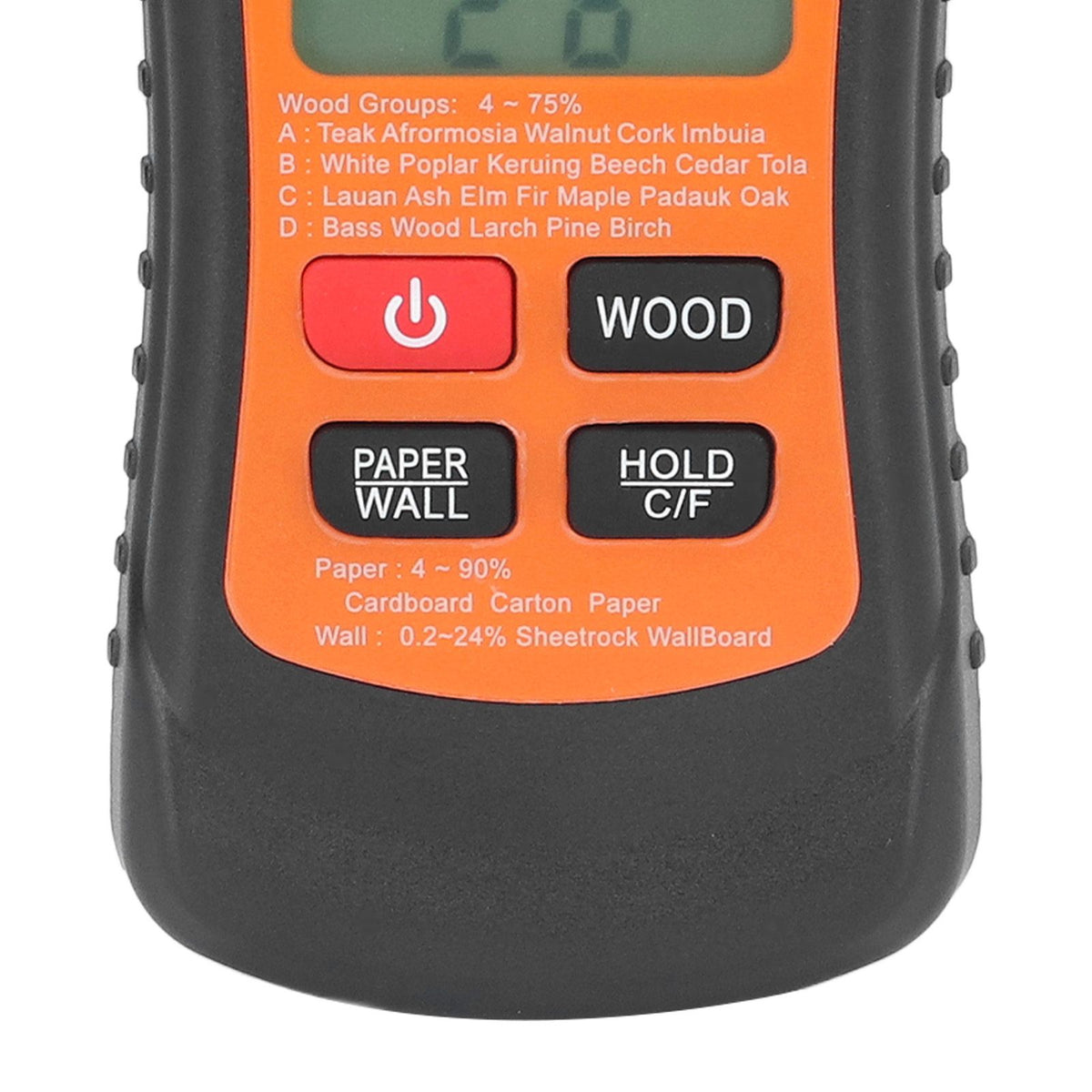 Moisture Meter Wood Moisture Detector Intelligent Temperature Humidity Measuring Digital Pin Type Instrument