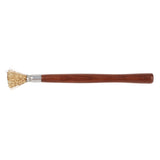 Steel Wire Brush Wearable Rust Proof Wood Handle Professional Bonsai Cleaning Tool for Potted Plants