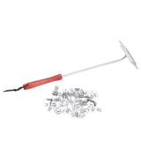 BBQ Branding Iron English Letters Stainless Steel Steak Branding Iron with Wooden Handle for Grilling