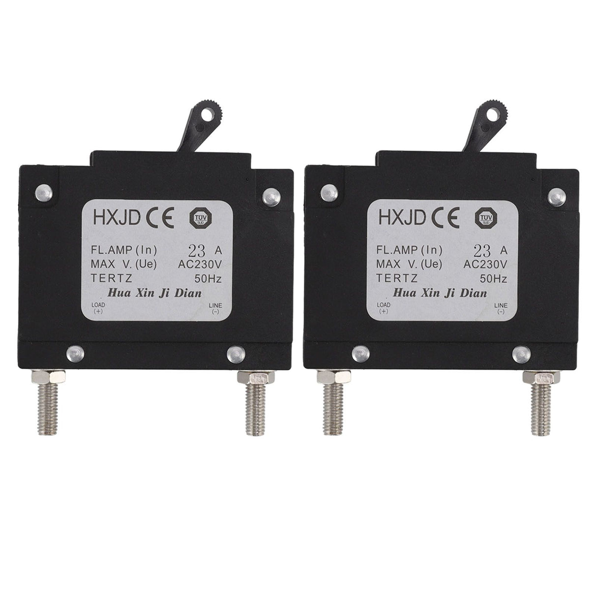 2pcs 23A Circuit Breaker Safety Professional Petrol Generators Circuit Breaker with Switch for Petrol Generators 230V