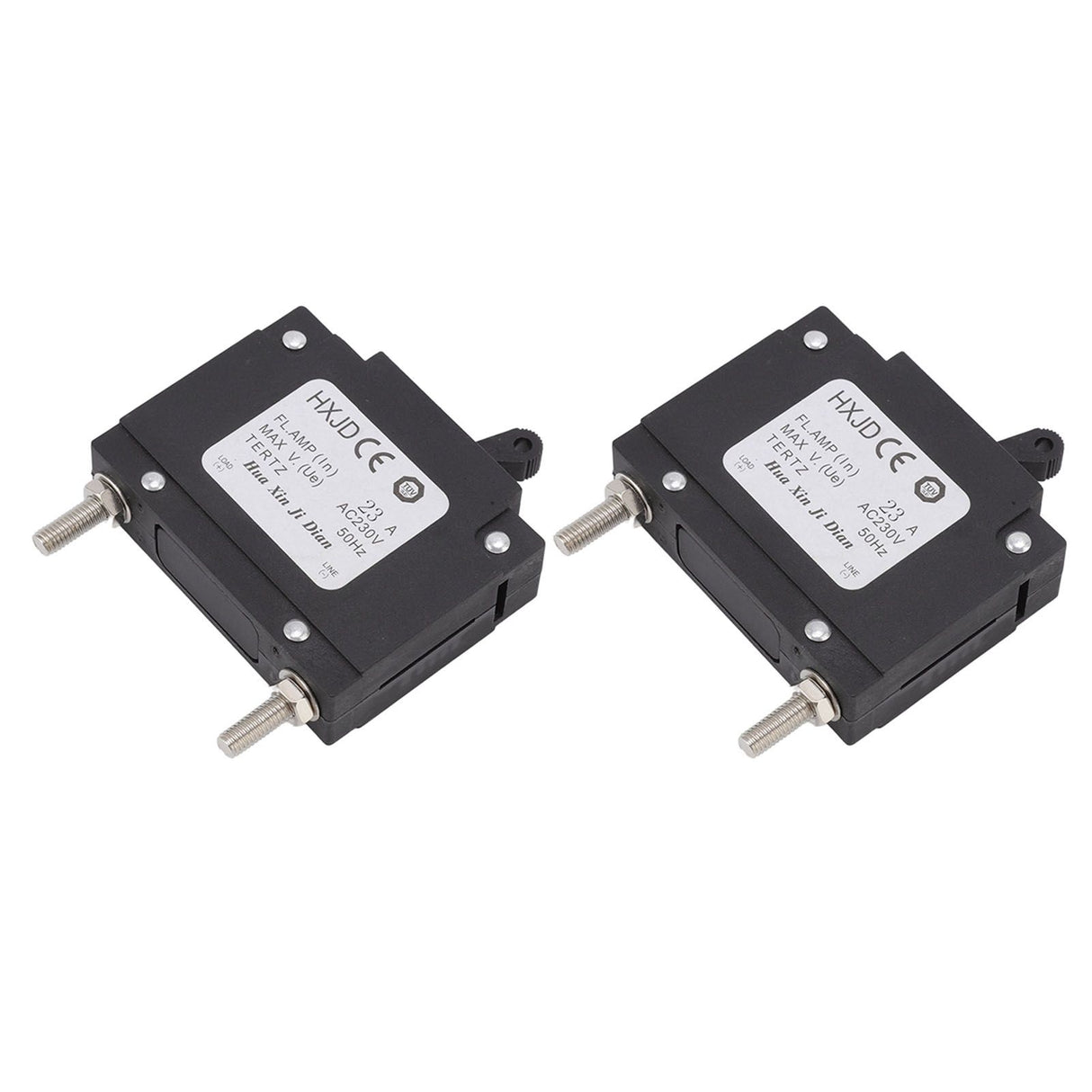 2pcs 23A Circuit Breaker Safety Professional Petrol Generators Circuit Breaker with Switch for Petrol Generators 230V