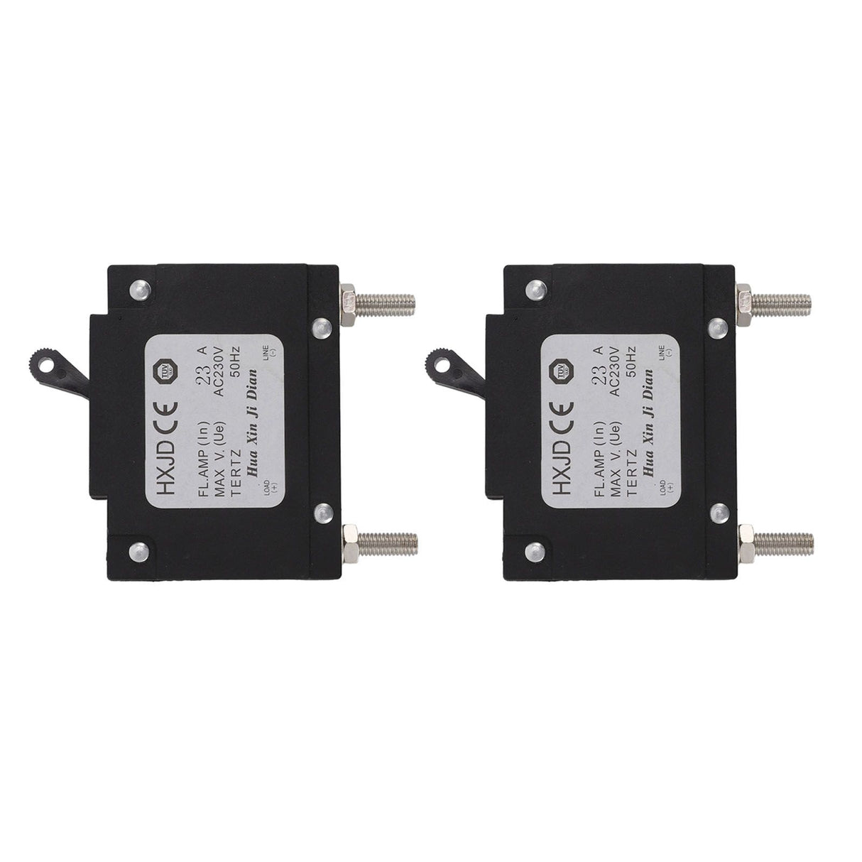 2pcs 23A Circuit Breaker Safety Professional Petrol Generators Circuit Breaker with Switch for Petrol Generators 230V