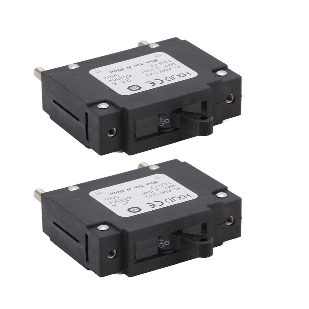 2pcs 23A Circuit Breaker Safety Professional Petrol Generators Circuit Breaker with Switch for Petrol Generators 230V