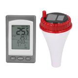 Wireless Swimming Pool Thermometer Solar Powered Floating Water Thermometer with LCD Display