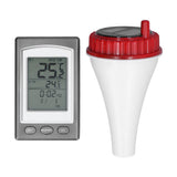 Wireless Swimming Pool Thermometer Solar Powered Floating Water Thermometer with LCD Display