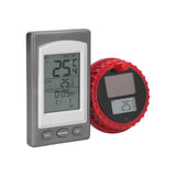 Wireless Swimming Pool Thermometer Solar Powered Floating Water Thermometer with LCD Display